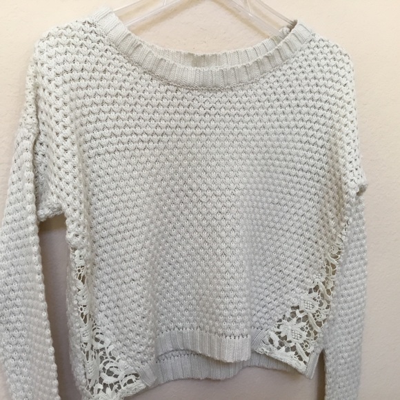 Freshman 1996 Cream Cropped Sweater, Sz Medium NWT - Picture 2 of 8